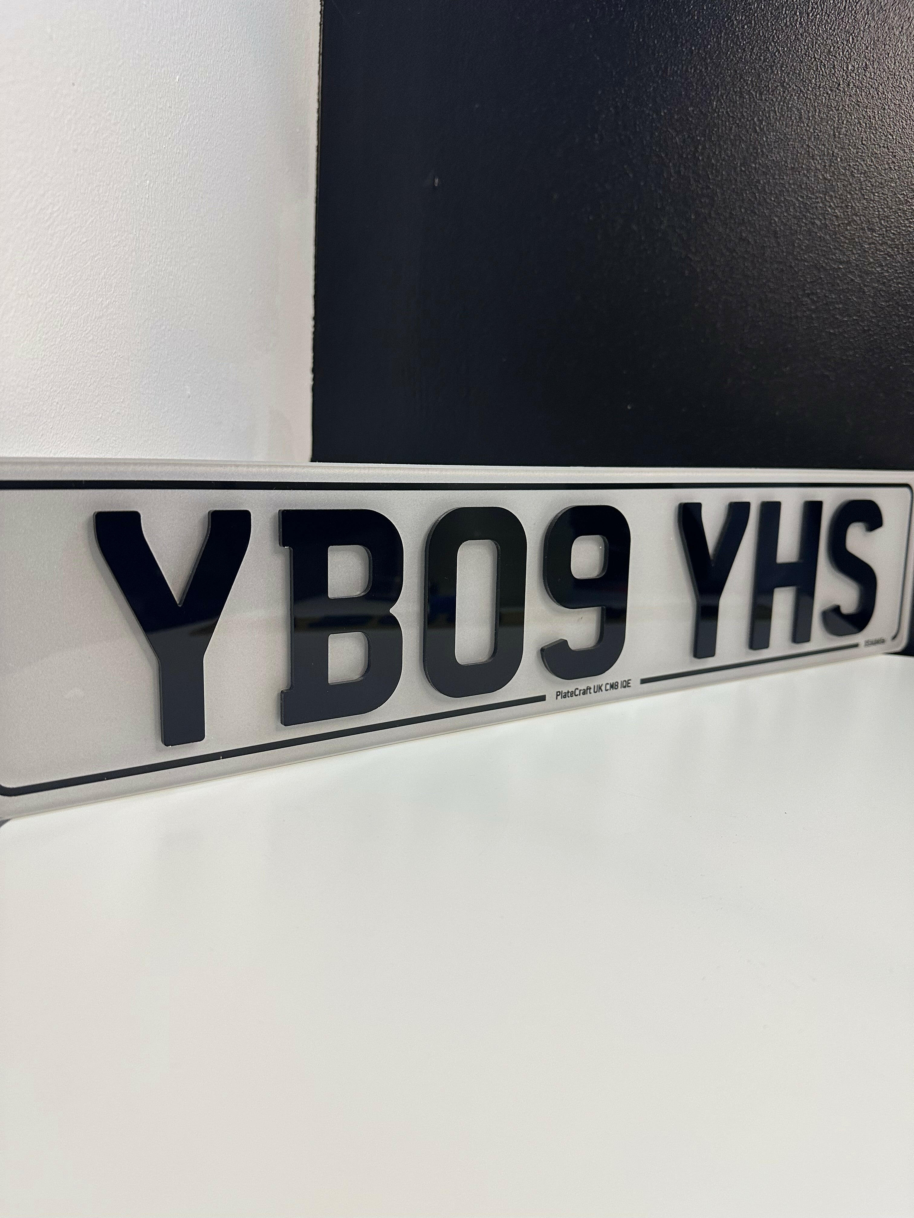 4D 3MM Number plates