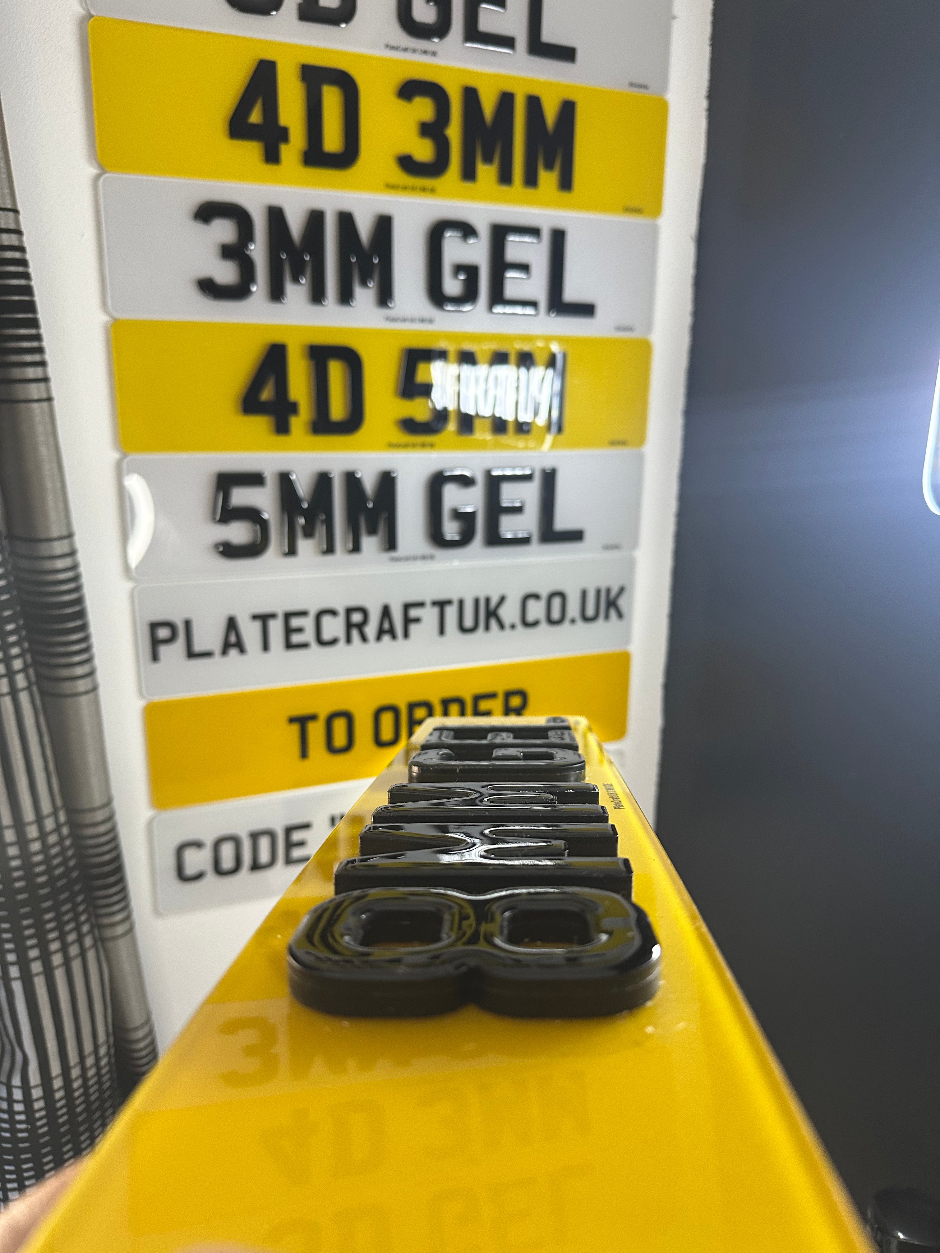 4D 8MM Gel plates