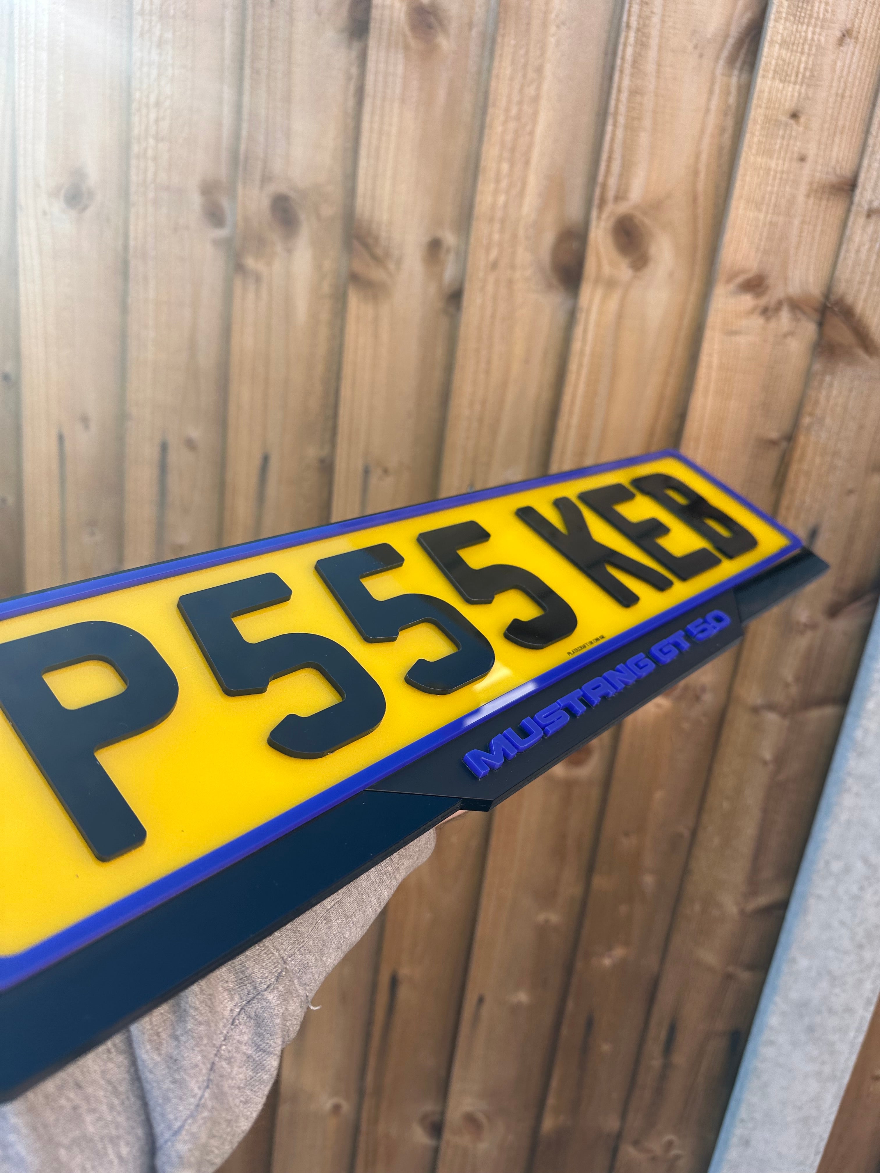 Ultimate Custom Number Plate + Luxury Holder Set