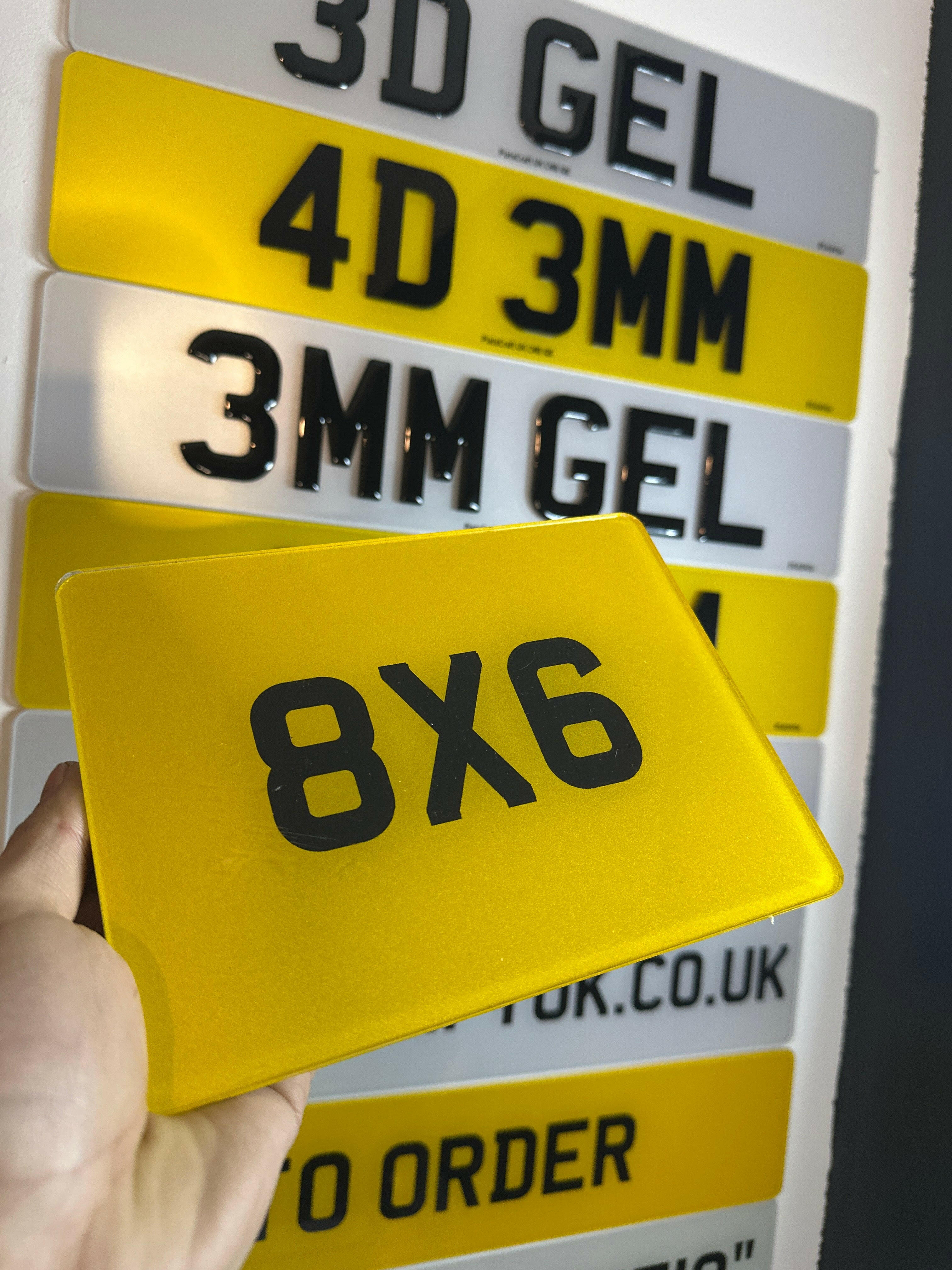 8x6 Bike plate