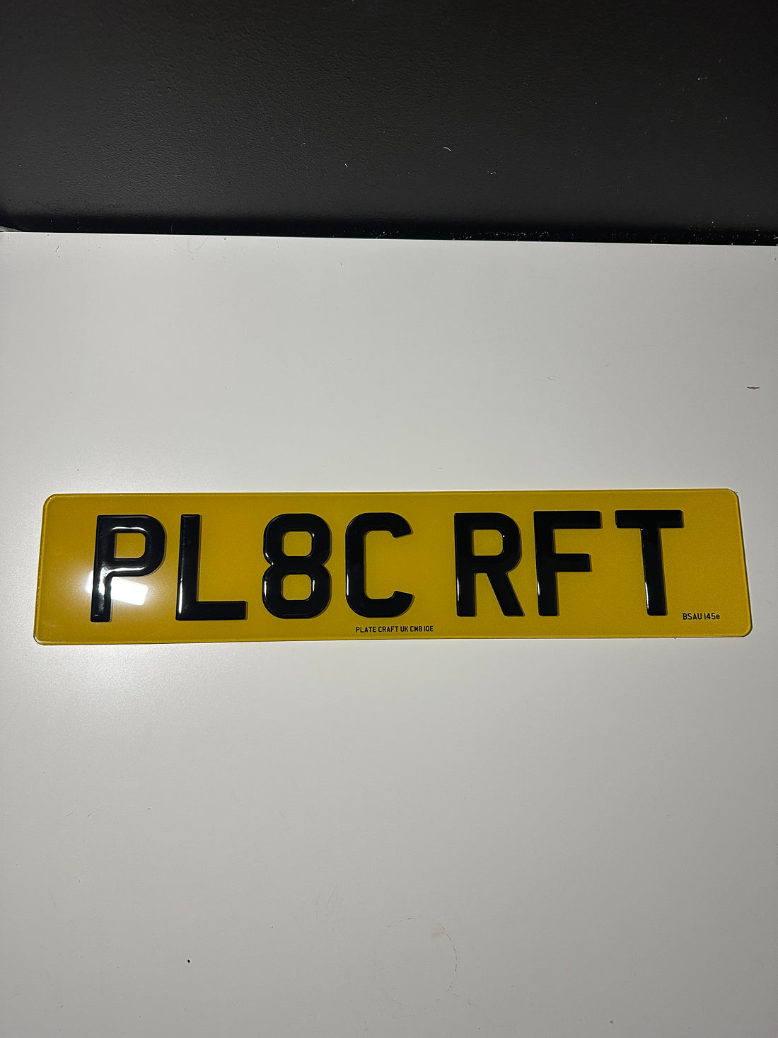 3D Gel Number Plates