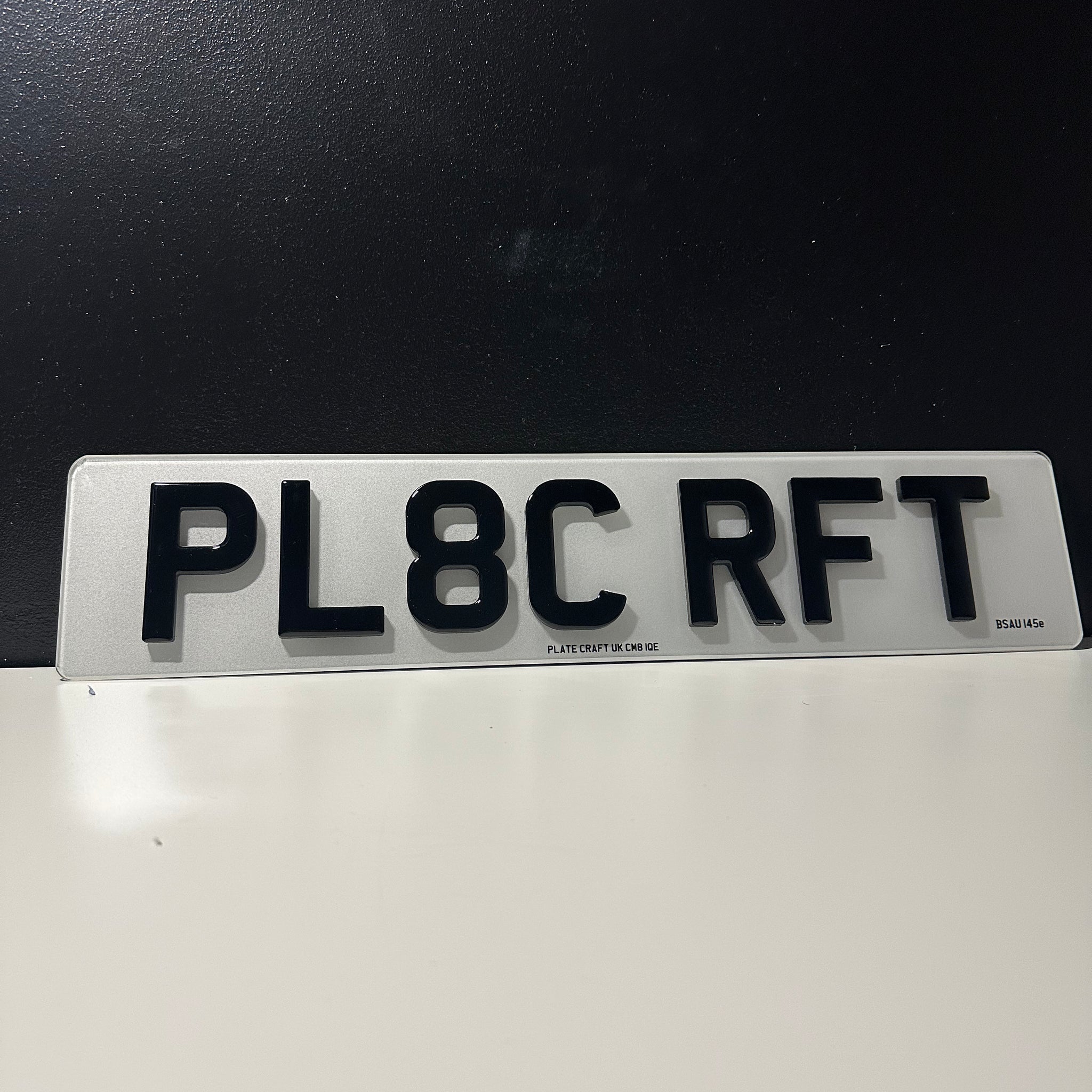 4D Gel 5mm Number Plates