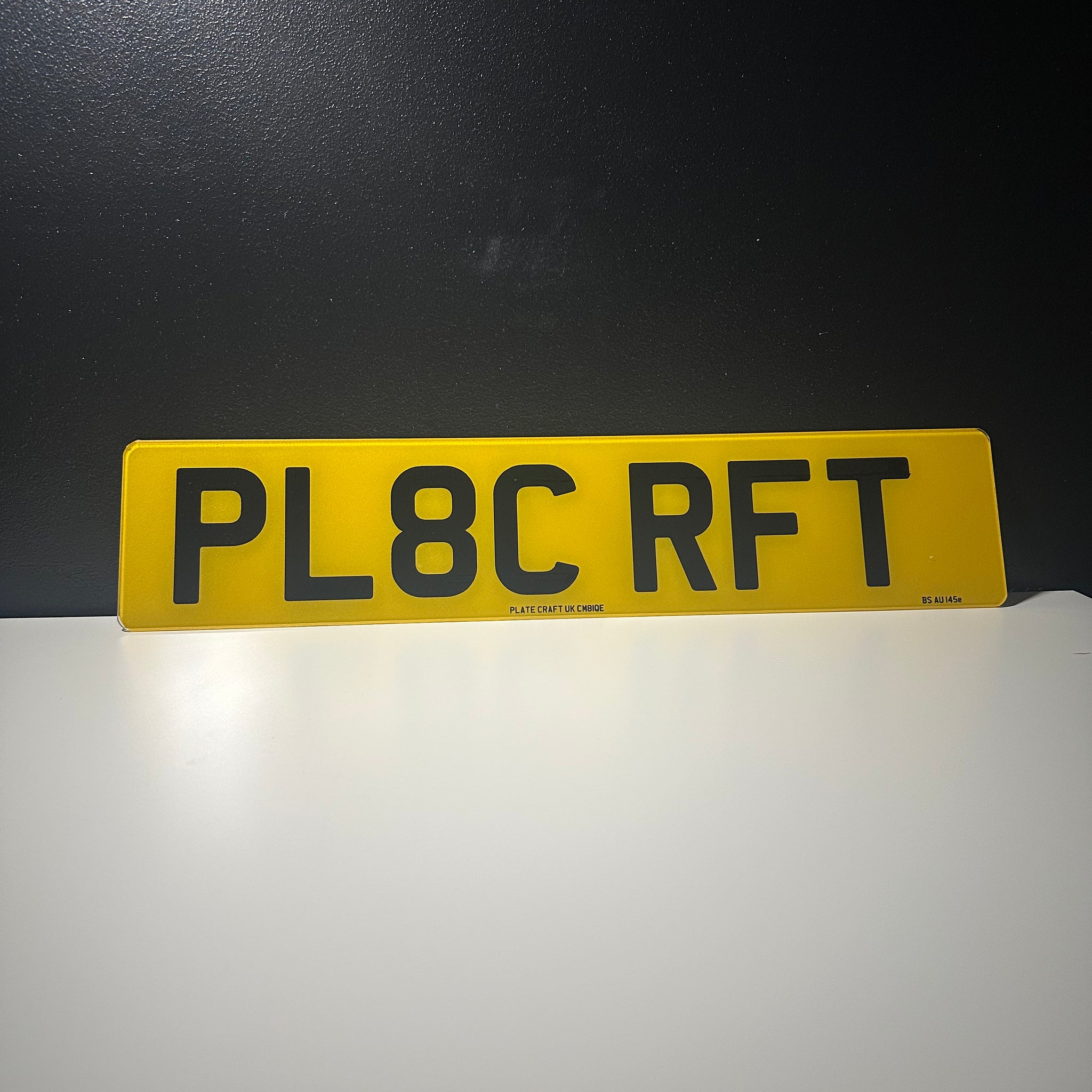 Printed Number Plates