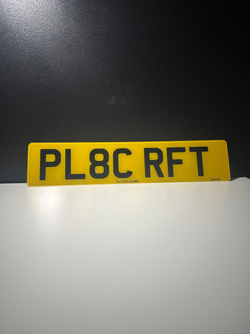 Printed Number Plates