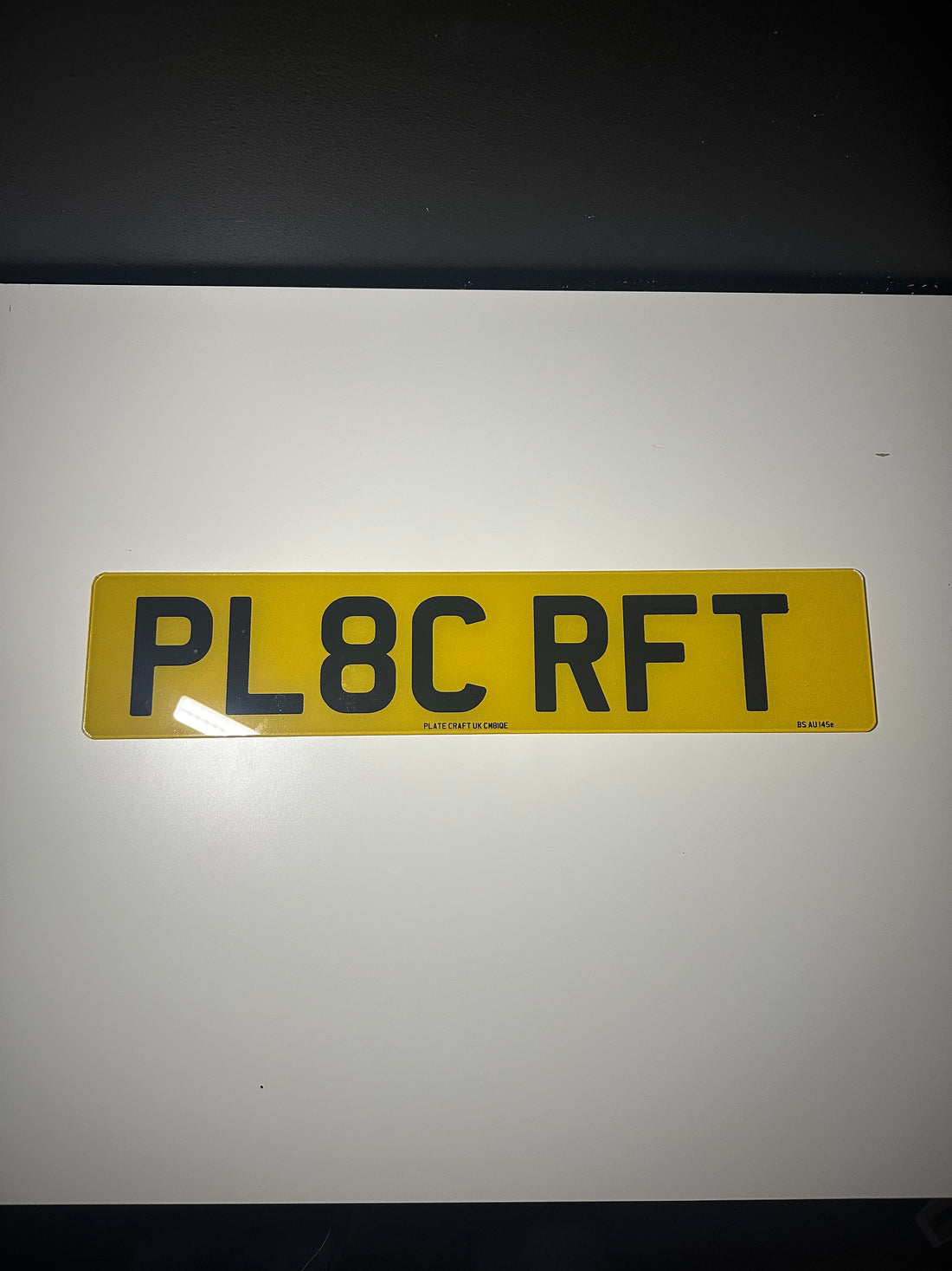 Printed Number Plates