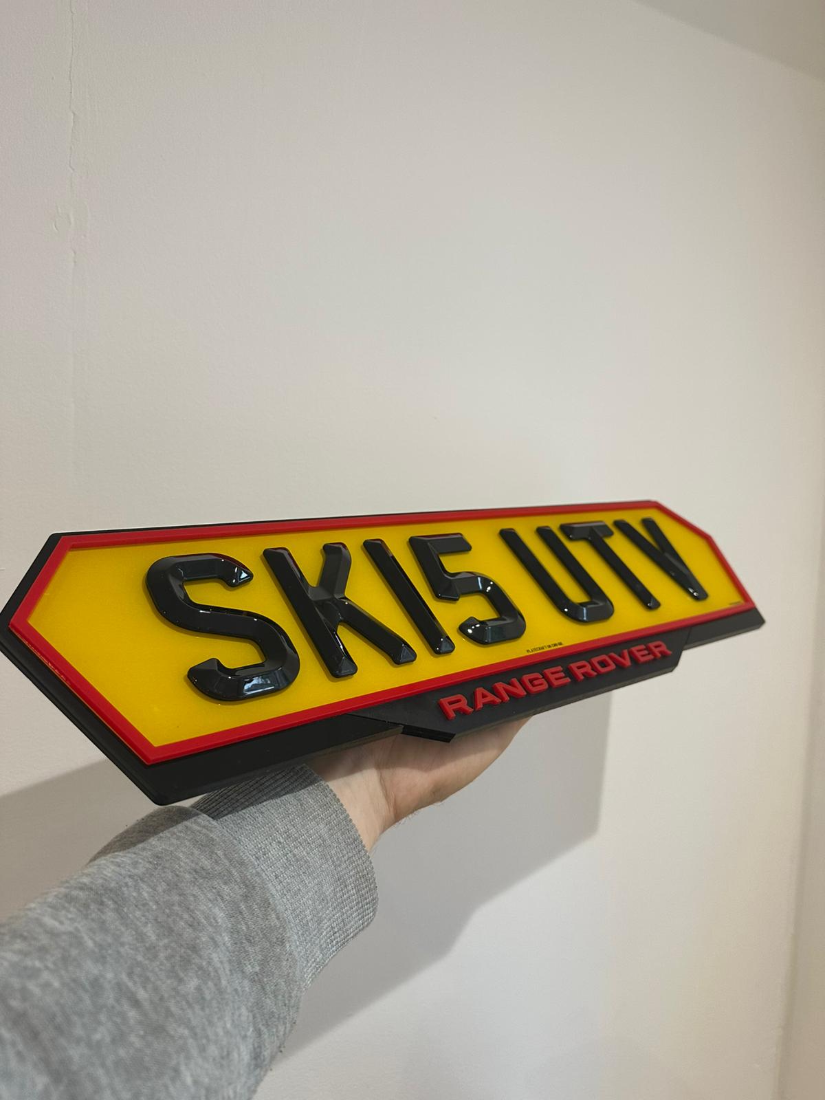 Ultimate Custom Number Plate + Luxury Holder Set